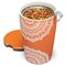 Tea Forte Double-Walled Ceramic Kati Cup, Removable Stainless Steel Infuser Basket and Lid, Steeps 12 oz Loose Leaf Tea, Dishwasher & Microwave Safe, Chakra